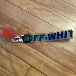 Off white keychain/ring
